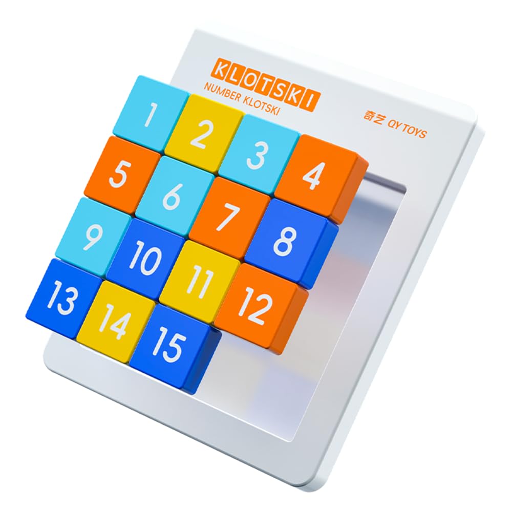 Amazon.com: LiangCuber QY Toys Macaron Color 4x4 Klotski Puzzle