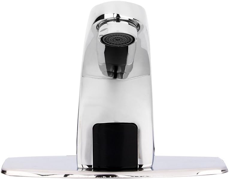 Automatic Faucet with Infrared Sensor,Chrome Cold and Hot Water Applicable Basin Tap for Bathroom - Image 4