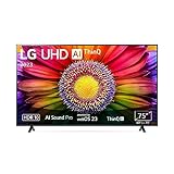 4K Ultra HD-Display mit Direct-LED; 190 cm (75 Zoll) Bildschirmdiagonale, Außenmaße (ohne Standfuß): 167,8 x 96,4 x 5,99 cm, VESA Norm: 400 x 400 mm