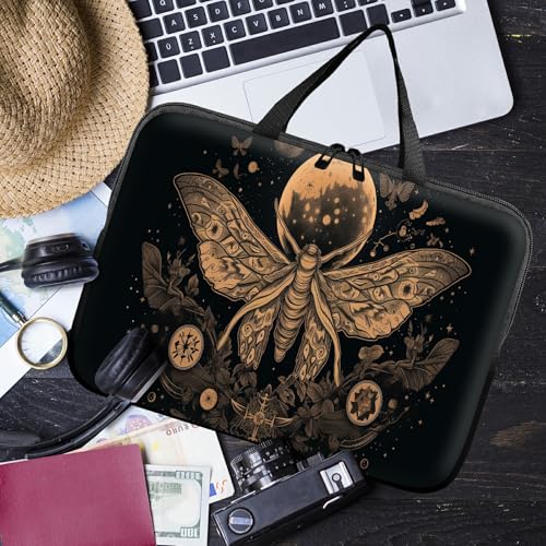 Funda con asa para laptop 17 pulgadas, diseño Floral miniatura 6