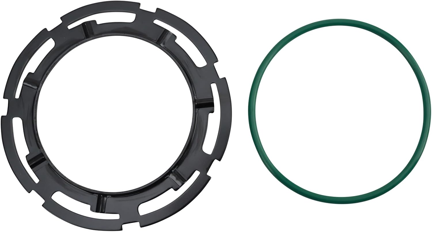 Fuel Tank 16.5 gal Zinc Coated Steel Lock Ring O-Ring Compatible with 2009 Ford Escape 2010 Escape L4 2.5L 2009 Mercury Mariner 2010 Mariner L4 2.5L 2009 Mazda Tribute