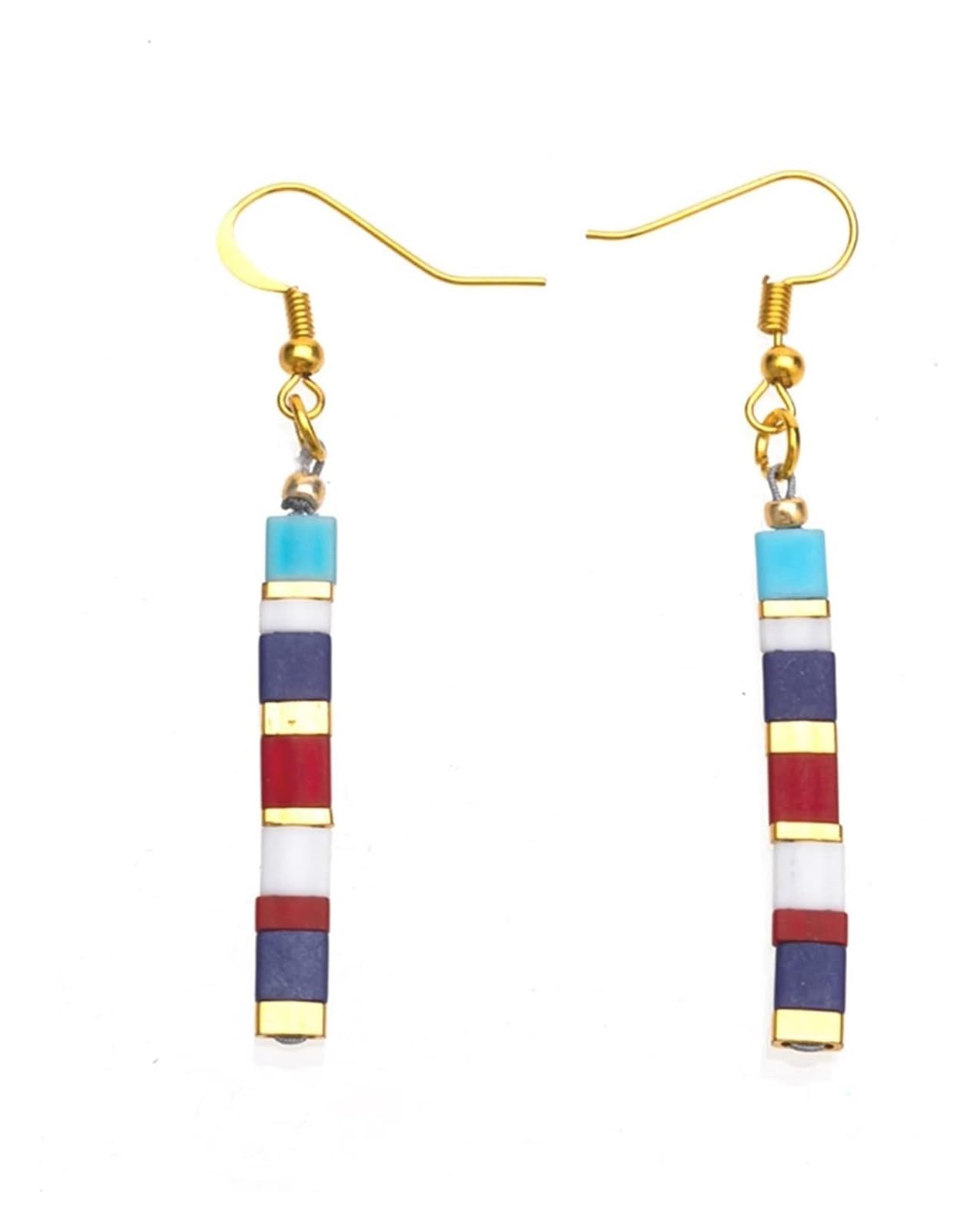 Cuentas de dos agujeros, Glass Beads Handmade Jewelry Western Style(Tlmix2008)