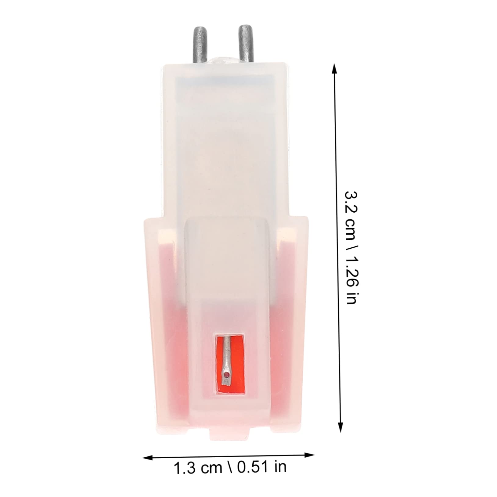 BESTonZON 4pezzi Turntable Stylus Needle Testina Magnetica Per Disco Vinile Puntina Di Ricambio Per Giradischi Accessorio Per Fonografi Facile Installazione e Suono