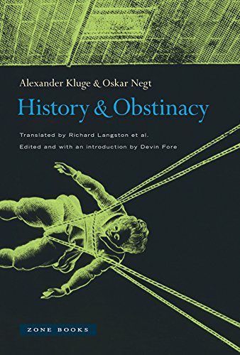 History and Obstinacy (Zone Books)