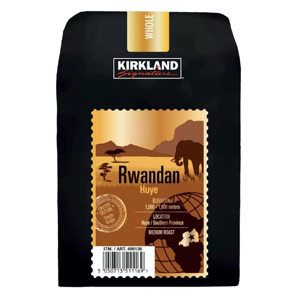 Kirkland Signature Rwandan Huye Medium Roast Coffee, 907g