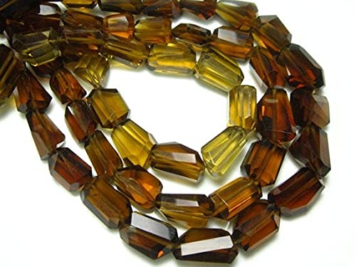 Quartz bière AAA perles pépites en rang de 18cm pour atelier bijoux bohème