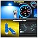 YITAMOTOR 20x T5 3-SMD Instrument Panel Cluster Dash Ice Blue LED Bulb Light Lamp 74 70 37 17