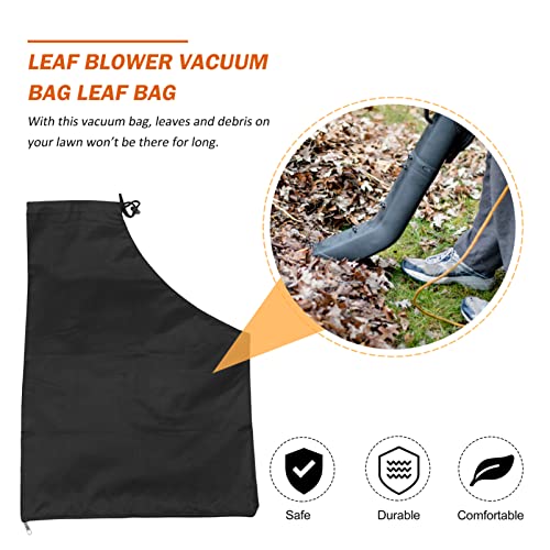 MOBUTOFU Leaf Blower Vacuum Storage Bag for Efficient Leaf Collection Durable Oxford Bottom Dump Design for - Image 3