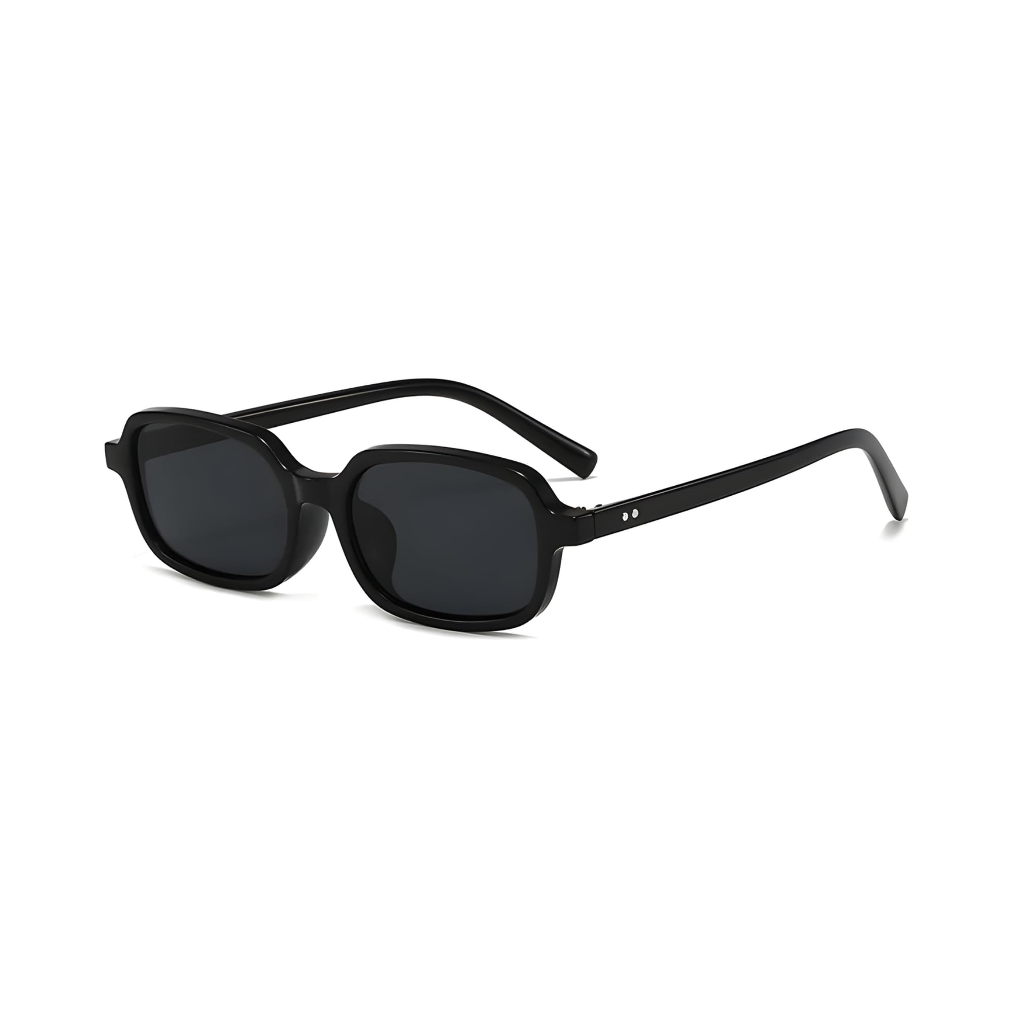 Sleek Narrow Rectangular Sunglasses for Men & Women | Stylish Vintage Trending Sunglass | UV400 Protection | Lightweight PC Frame Fashion Sunglasses-image-33