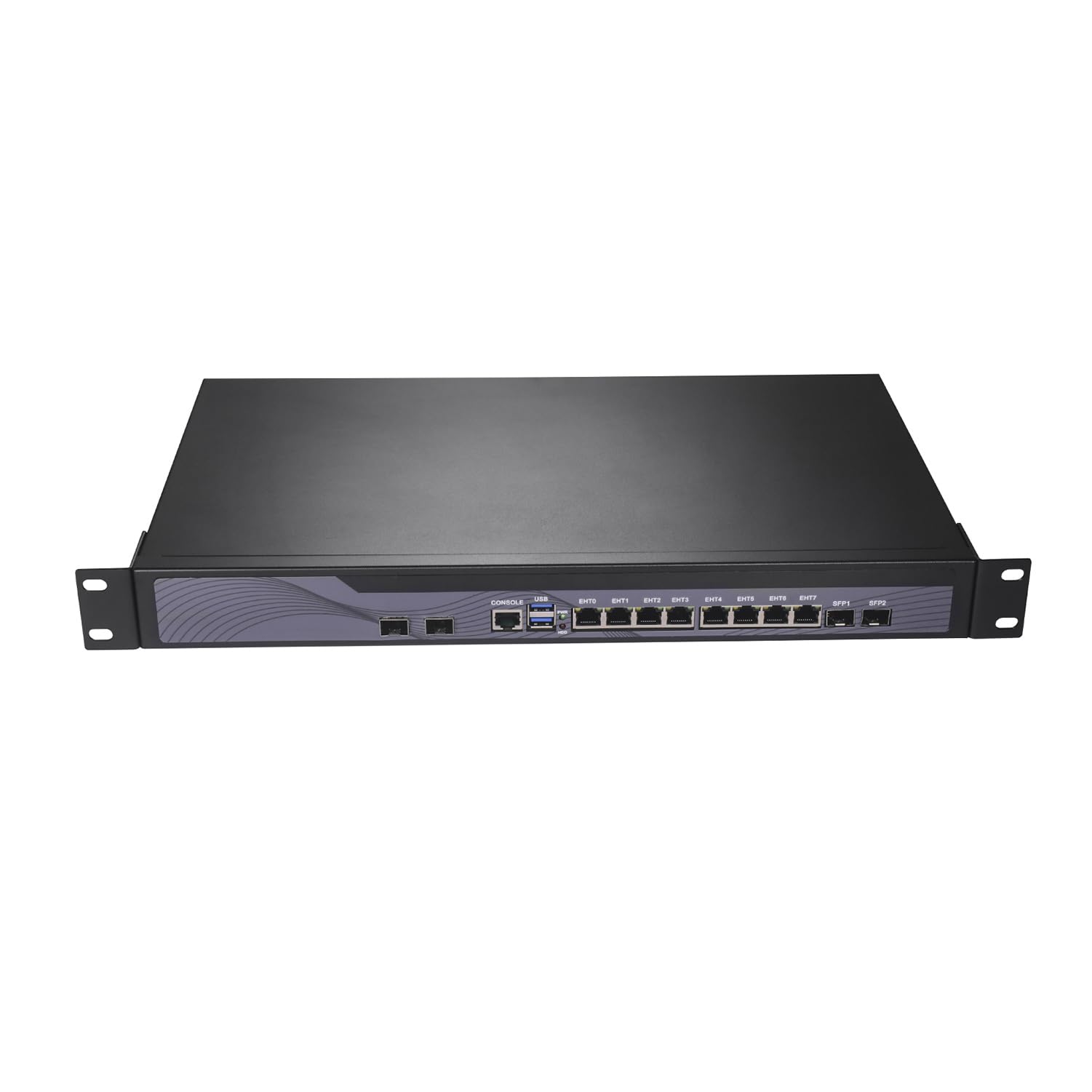 Firewall Appliance, VPN, 1U Rackmount, Mikrotik, PFSense, OPNsense, I7 2620M 2640M, RS42, 8 x Gigabit LAN, 2 x I350 Gigabit SFP, 2 x SFP+ 10Gbe 82599ES, 4G RAM, 128G SSD