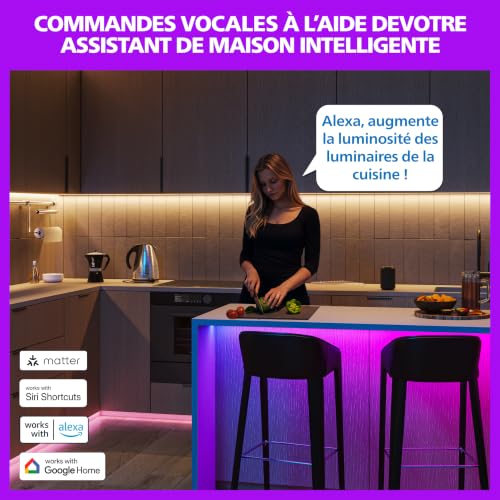 Ampoule intelligente Philips WFB A60 E27 Wi Fi Bluetooth A60 - vue 10