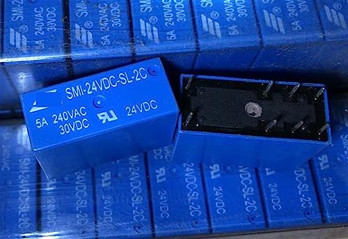 Relé SMI-24VDC-SL-2C de 8 pines con conmutación estable de 5A