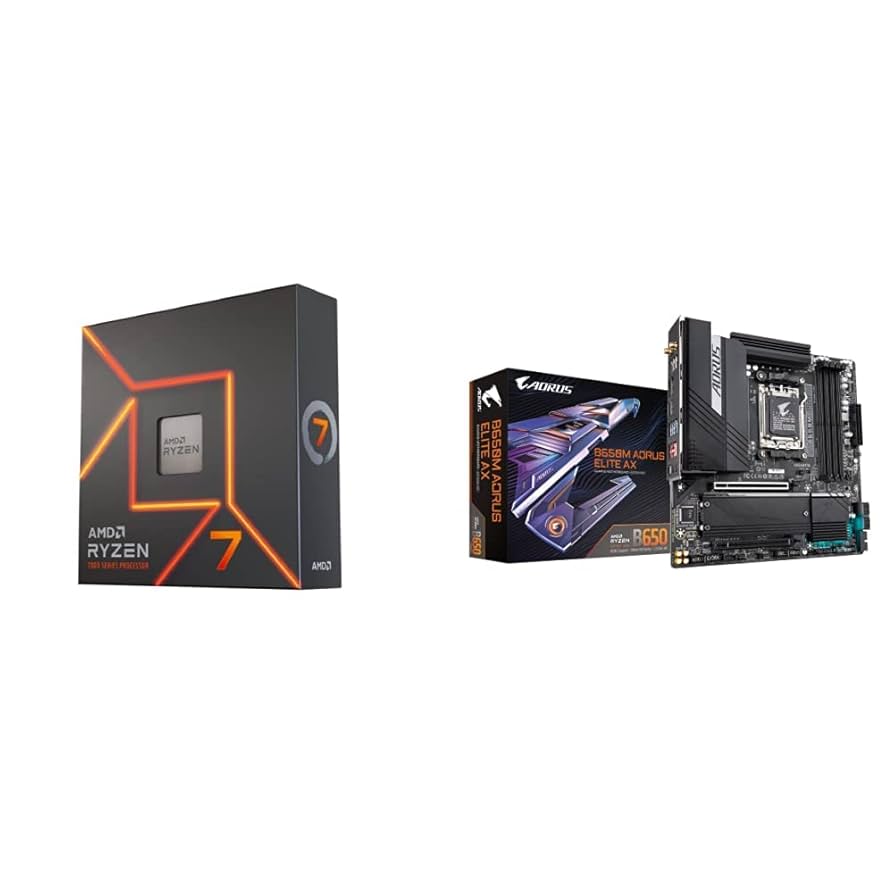 Ryzen7 9700x b650m ddr5 32gb 5200mhz セット Amazon.com: Micro Center AMD Ryzen 7 9700X CPU Processor