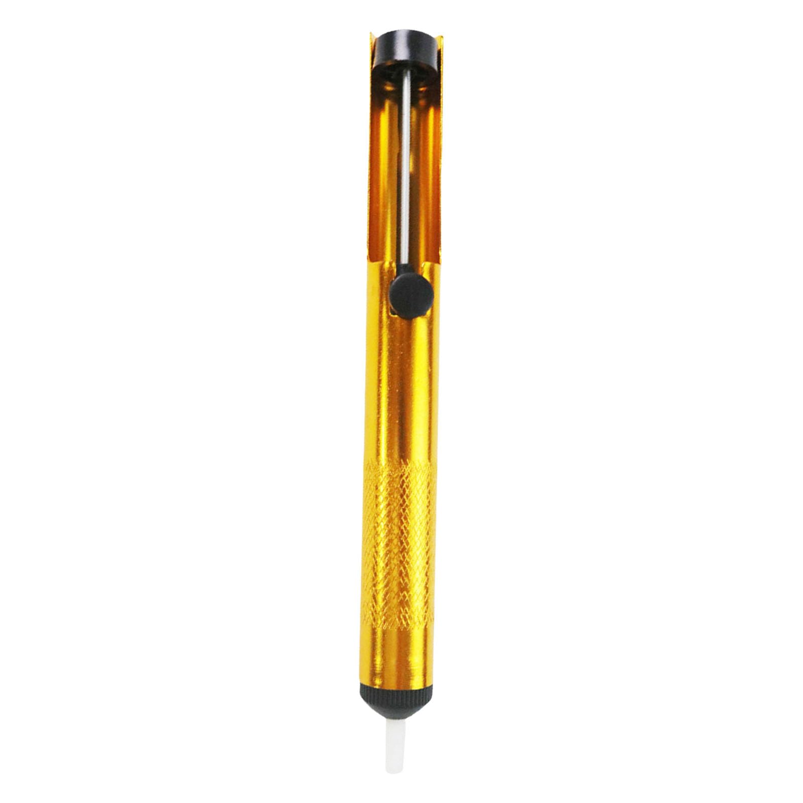 Manual Aluminum Suction Tin Desoldering Pumping Desolder Hand Welding Tool Removal Vacuum Powerful Soldering Sucker Pen Professional Electronics