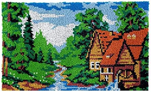 Dream Cottage Rug Latch Hooking Kit (85x58cm)