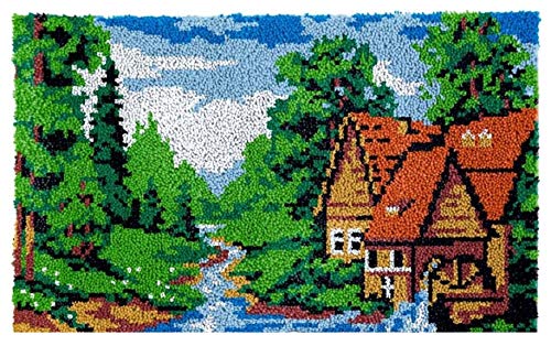 Dream Cottage Rug Latch Hooking Kit (85x58cm)