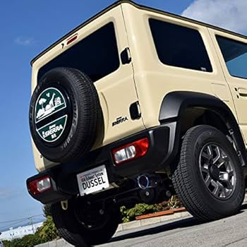 jb64 ロッソモデロDussel Ti-C マフラー ステッカー付き ジムニー 楽天市場】数量限定ミニステッカー付き！【車検対応