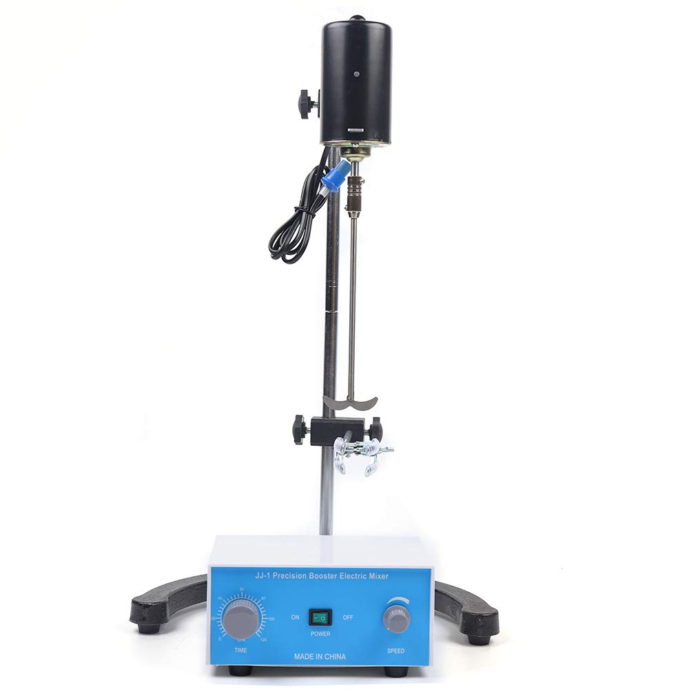 Outil de laboratoire de mélange de tambour à vitesse variable de mélangeur d'agitateur électrique 200W, hauteur réglable