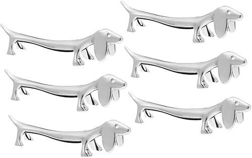 Miniatura 9 de BESTonZON 30 Pcs Puppy Chopstick Rest Adorno para Mesa De Desk Topper Spoon Fork Rack Spoon Rest Fork Rest Chopstick Base Cutlery Holder Kitchen