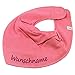 Elefantasie HALSTUCH mit Namen oder Text personalisiert bubblepink für Baby oder Kind