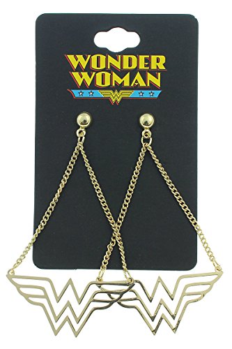 DC Comics Wonder Woman Dangle Earrings2