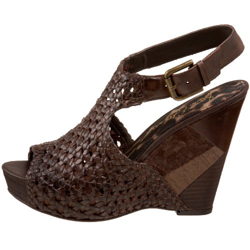 Image of SAM EDELMAN Women's Kasi Sandal, Dark Brown
