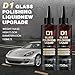 2Pcs Bianca Glass Polishing Liquid D1, Bomini Car Glass Polishing, Auto Compound Windshield Cleaner, Waterspot Oil Film Remover, Anti-Fog Hydrophobic Coating Spray with Sponge, Scratches, Oil Film