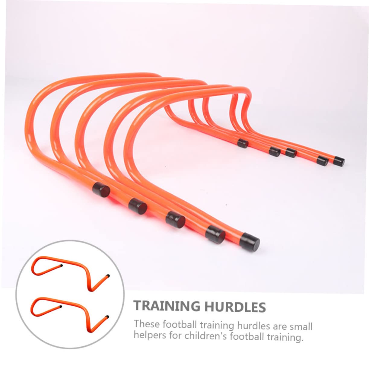 WOONEKY 2pcs Boys and Girls Gym Equipment Hurdles Track Hurdles for Football Training Stable Base and Sturdy Plastic