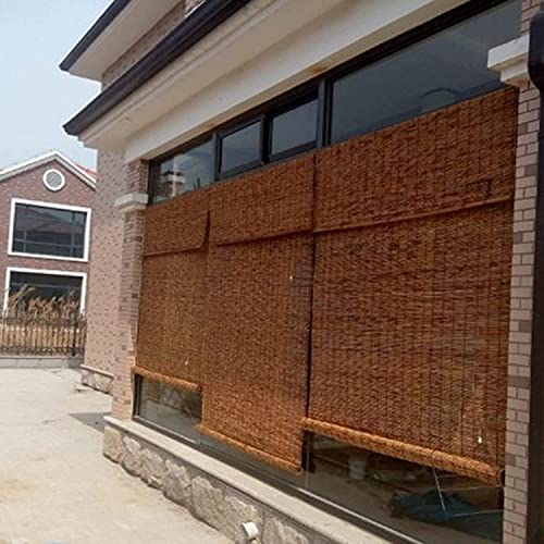 Dlmsdg Bamboo Blinds Reed Blinds, Roller Blinds,Filter Blinds, Lifting Devices, Decorative Curtains For Outdoor/Terrace/Door/Window, Customizable (Size: 55X120Cm/22X48In) #TOP2