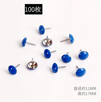 Amazon Co Jp 二本爪 Diy素材カラー手作り二本爪 かわいい柄ネイル 手作りネイル 青い画鋲 Diy 工具 ガーデン