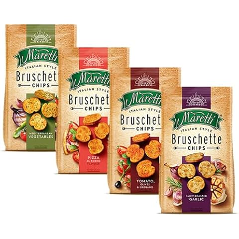 Maretti Mixed Flavours Bruschette Chips Pack Cover
