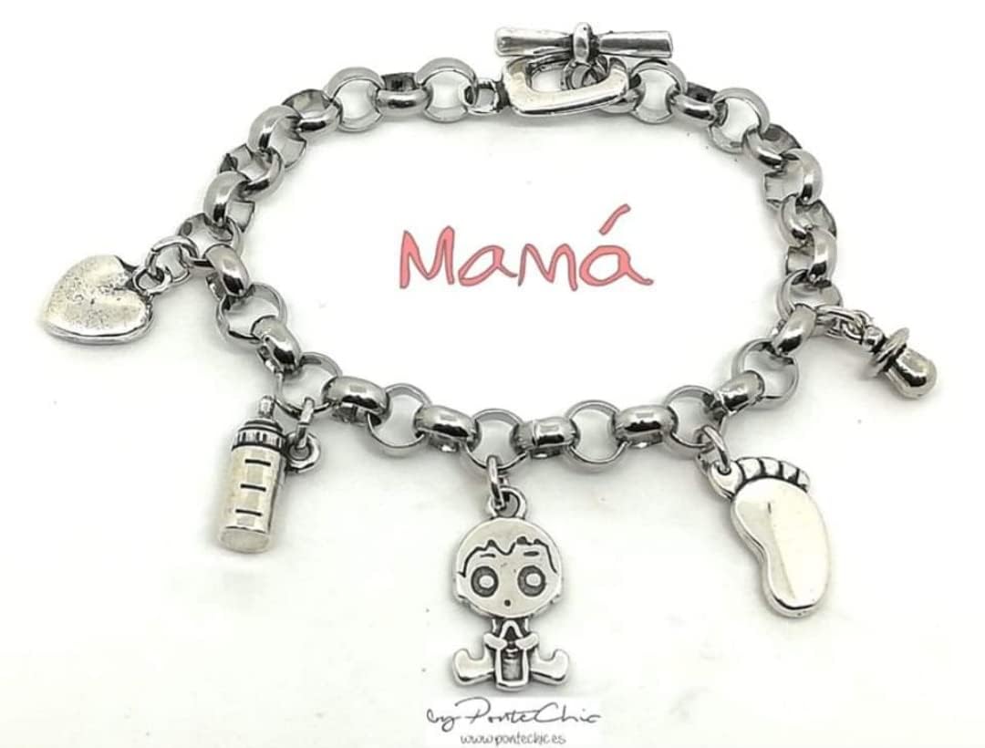Pulsera Temática "DE LA MAMÁ" (DIA DE LA MADRE)