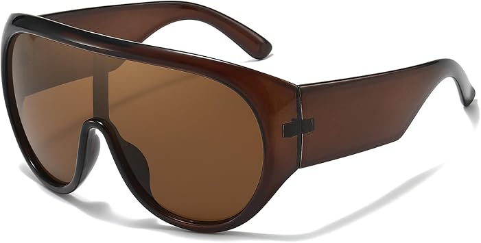 SODQW Oversized Wrap Around Sunglasses for Women UV400 Protection