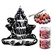 Backflow R&auml;ucherst&auml;bchenhalter R&uuml;ckfluss R&auml;uchergef&auml;&szlig;,Guador Handgemachte Wasserfall R&auml;ucherst&auml;bchen Halter mit 80 Pcs Multi Aromatisierte R&uuml;ckfluss R&auml;ucherkegel und Edelstahl Pinzette