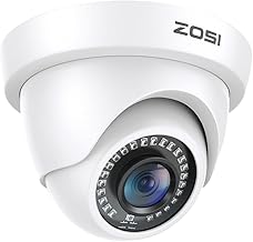 ZOSI 2MP 1920TVL Hybrid 4 en 1 TVI CVI AHD CVBS Cámara de seguridad, 1080P HD resistente a la intemperie interior cámara de vigilancia interior al aire libre, visión nocturna, para 960H, 720P, 1080P,