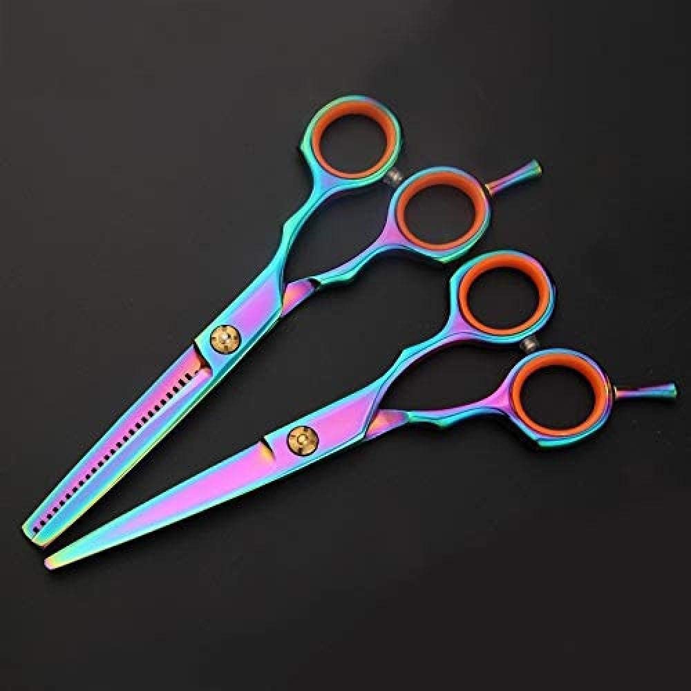 Tijeras de peluquería, Tijeras de peluquería Profesionales Serie Razor Edge Profesional-Tijeras para el Cabello y Tijeras para Adelgazar/texturizar/Juego de Tijeras-6.5