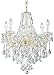 Classic Lighting 8121 OWG C Maria Theresa, Crystal Traditional, Chandelier, 22" x 22" x 26", Olde World Gold