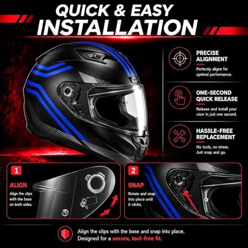 Image of PSLER i10 HJ-31 i70 Visor- i10 Helmet Visor HJ 31Helmet Face Shield motorcycle Shield Accessories Replacement for i10 HJ-31 i70,Photochromic