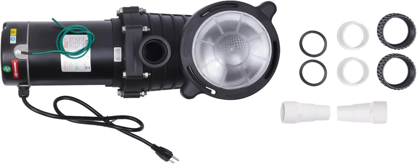 YIYIBYUS HBP1100 Pool Pump and included accessories
