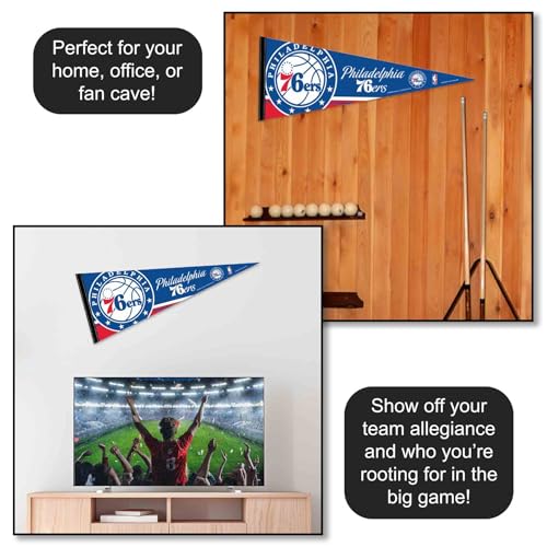 Image of Philadelphia 76ers Pennant Full Size 12 in X 30 in
