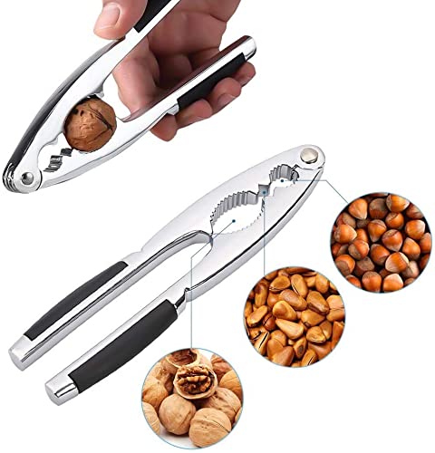 Portable Nut Cracker Kitchen Gadgets Tool Sheller Walnut Opener Plier Alloy Opener Nutcracker Kitchen Accessories - Image 3