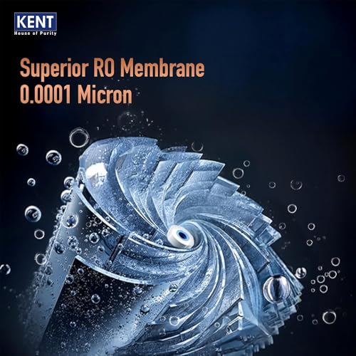 Image of KENT Sapphire-B RO Water Purifier|RO+UF+Inline UV+Alkaline+TDS Control+UV LED in Tank |Fully Automatic On & OFF Operation|.0001 Micron RO Membrane|20 LPH|8L| Ideal For Borewell /Tanker /Municipal Water