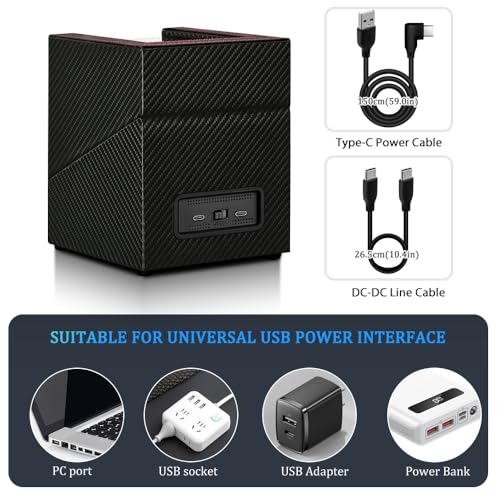 watch winder for automatic watchesautomatic watch winder boxdouble watch winder with quiet japanese motorusb type c