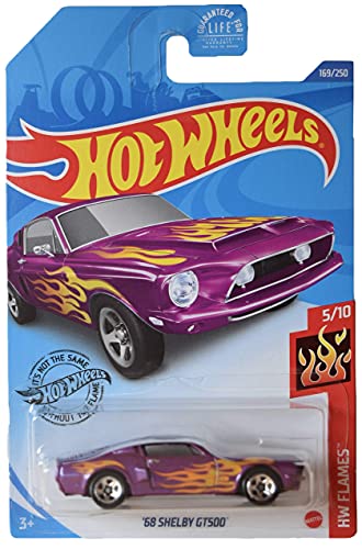 Hot Wheels '68 Shelby GT500 Purple escala 1:64 miniatura 1