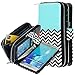 Galaxy S6 Edge PLUS case, E LV Samsung Galaxy S6 Edge PLUS Case Cover - PU Leather Flip Folio Wallet Purse Case Cover for Samsung Galaxy S6 Edge PLUS - ZIGZAG