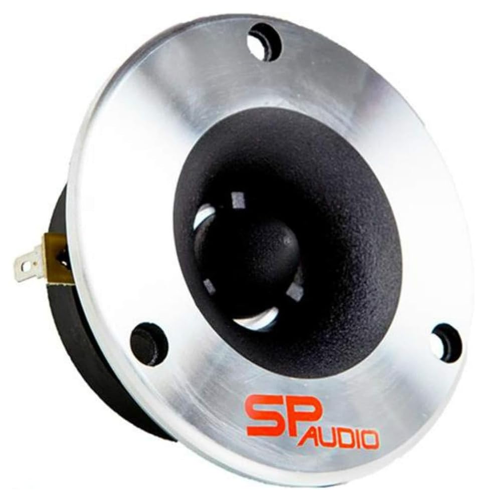 KIT SET PER SP AUDIO SPTW28 TW28 2 tweeter ultra slim da 100 watt rms e 200 watt max, da 9,40 cm di diametro, 107 db, profondità solo 4,2 cm, a coppia + condensatori omaggio
