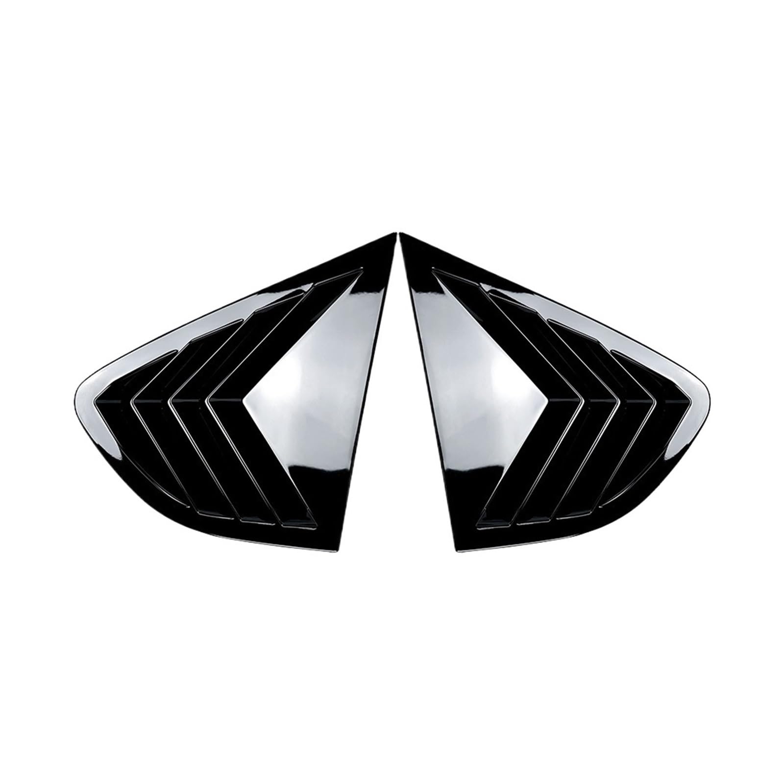 Side Vent Decor Sticker Fit for BMW X4 F26 2014-2018 Window Vent Louver Car Sticker Exterior Decoration Car Fender Side Vents(Piano Black)