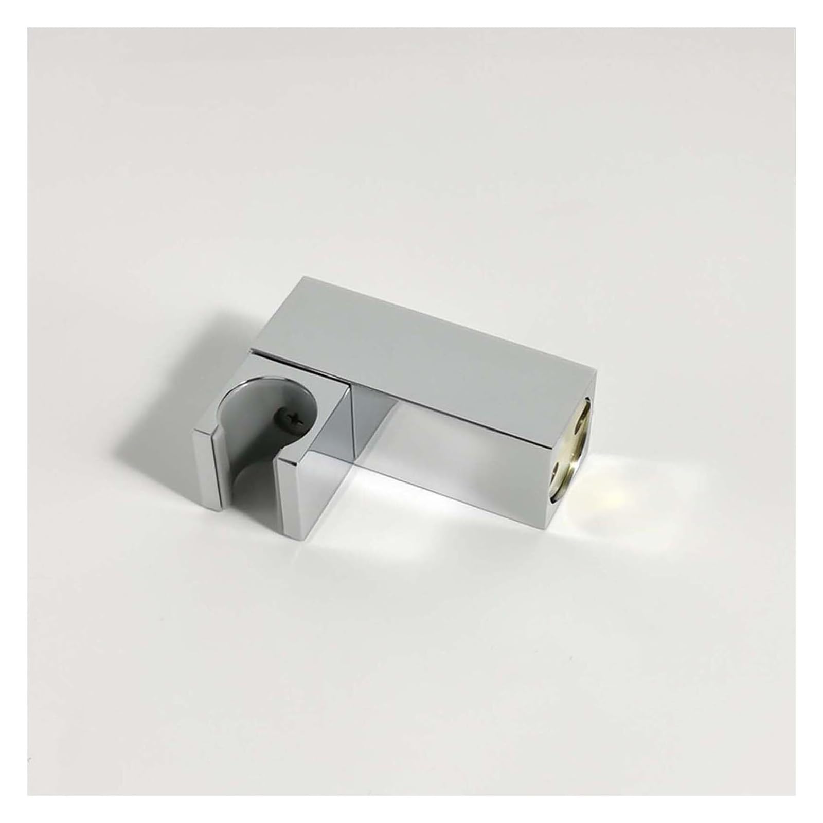 Shower Head Bracket, Brass Handheld Concealed Adjustable Angle Shower Handle Holder Simple Style(Electroplating)