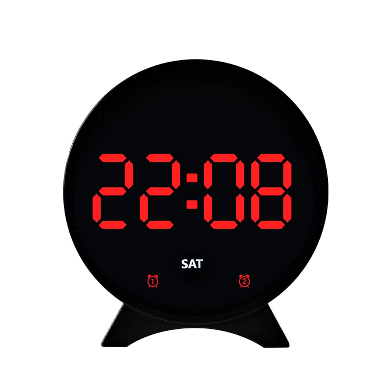 Jazuaiao A Led Desk Clock Light Transducer Quiet Ction Calendar Temperature Display For Contemporary Calendar Larm Clock