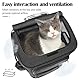Katzenrucksack, Katzentrager-Rucksack mit Zwei Fächern,Haustier Hunde Katzen Rucksack Raumkapsel mit abnehmbaren Rädern,Rucksack für 2 kleine Katzen, Hunde und Kaninchen